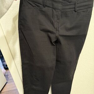 LOFT Black and White Polka Dot Pants
